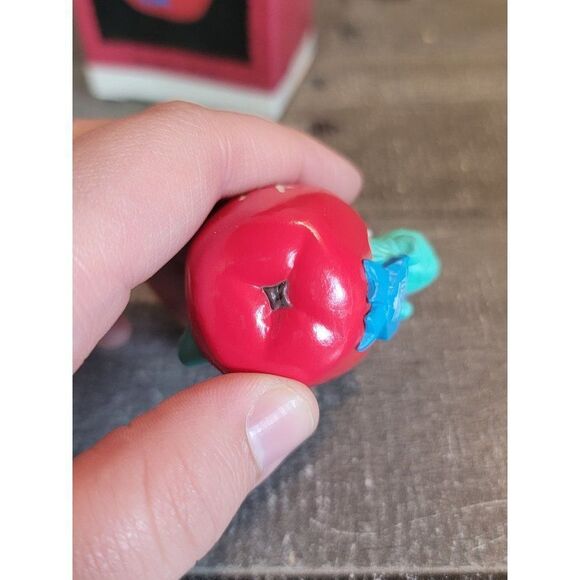 Hallmark Champion teacher 1994 ornament Xmas Decor Apple worm - Picture 5 of 5